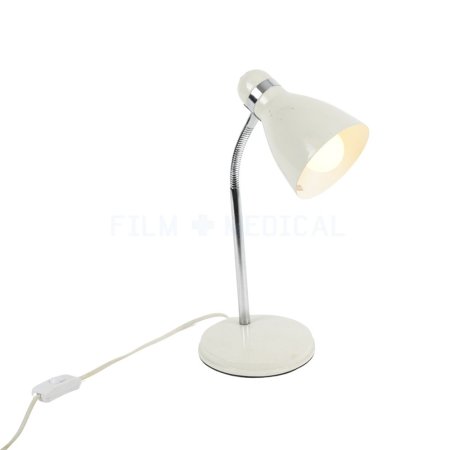 Cream Desk Lamp With Bulb